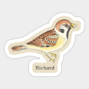 Richard: The T-Shirt Sticker